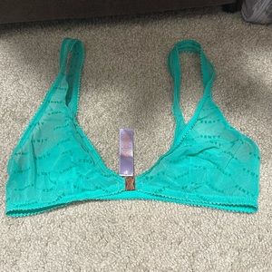 Savage X Fenty Teal Mesh Bralette